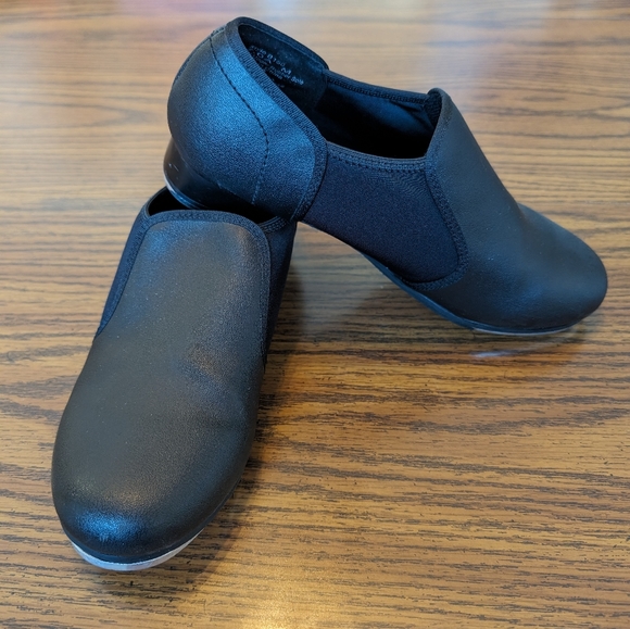 Balera Black Tap Shoes -Size 7.0A M - Picture 1 of 6